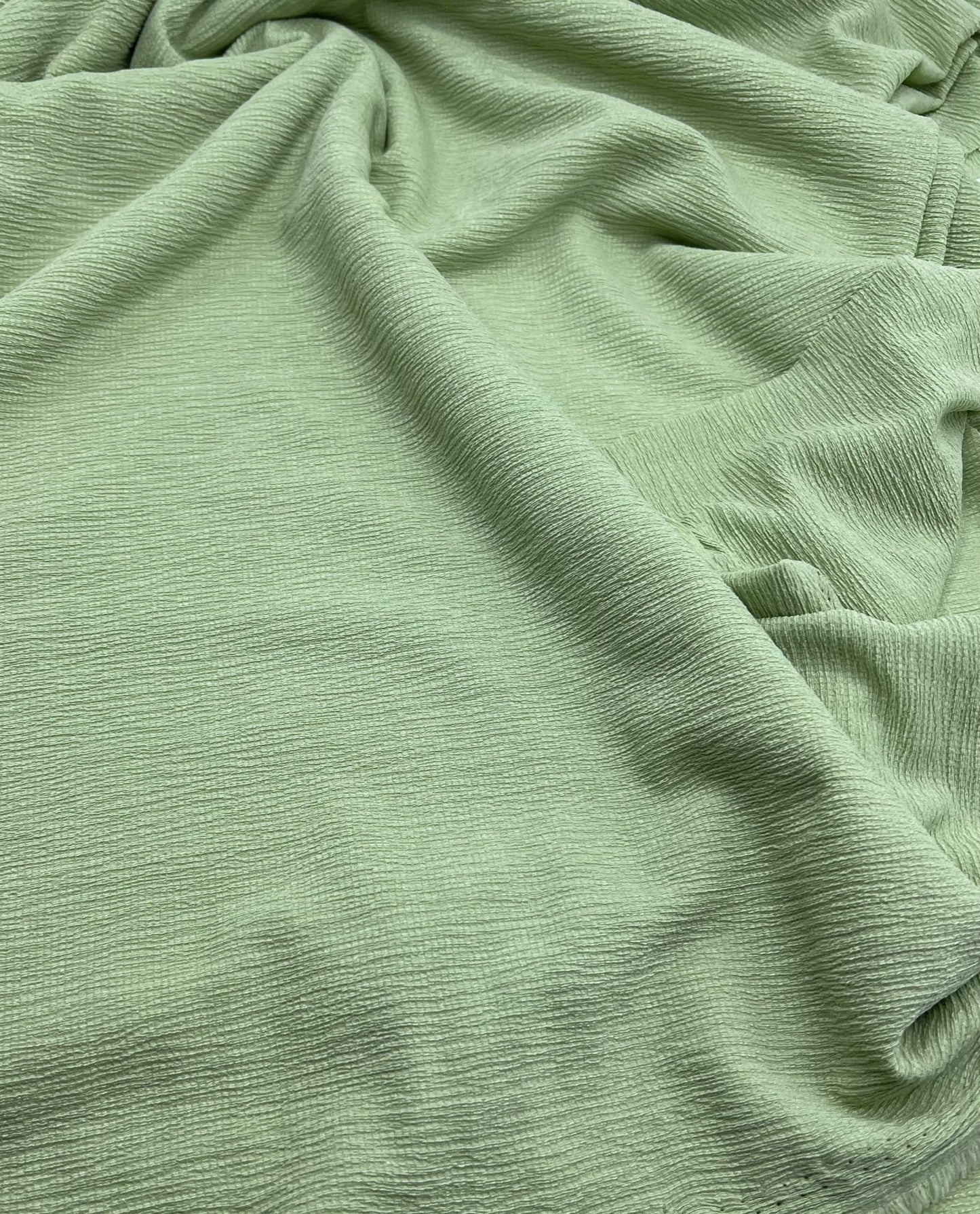 Sage Green Tree Bark Stretch Dress Craft Fabric - T9 Fabrics