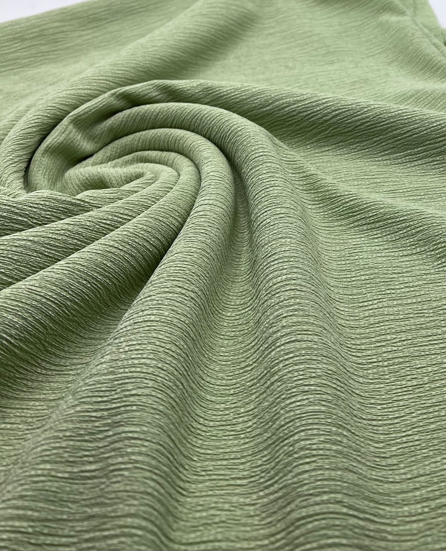 Sage Green Tree Bark Stretch Dress Craft Fabric - T9 Fabrics