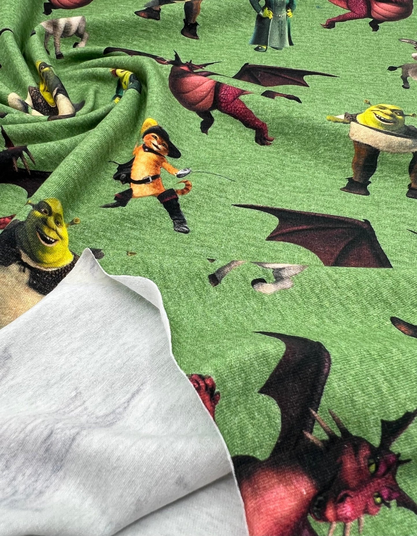 Shrek Cotton Stretch Jersey 200 GSM 95/5 Lycra 4 Way Stretch - T9 Fabrics