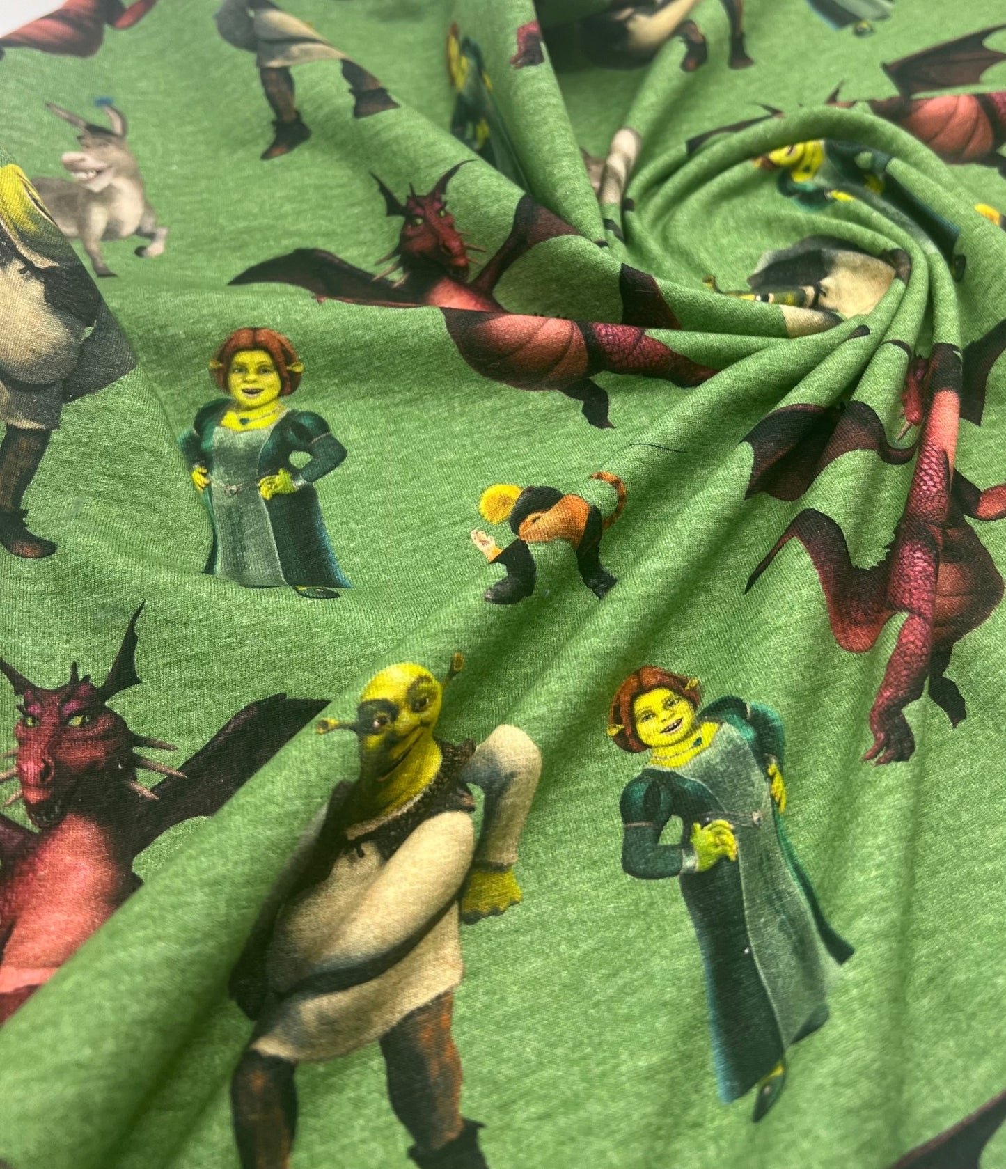 Shrek Cotton Stretch Jersey 200 GSM 95/5 Lycra 4 Way Stretch - T9 Fabrics