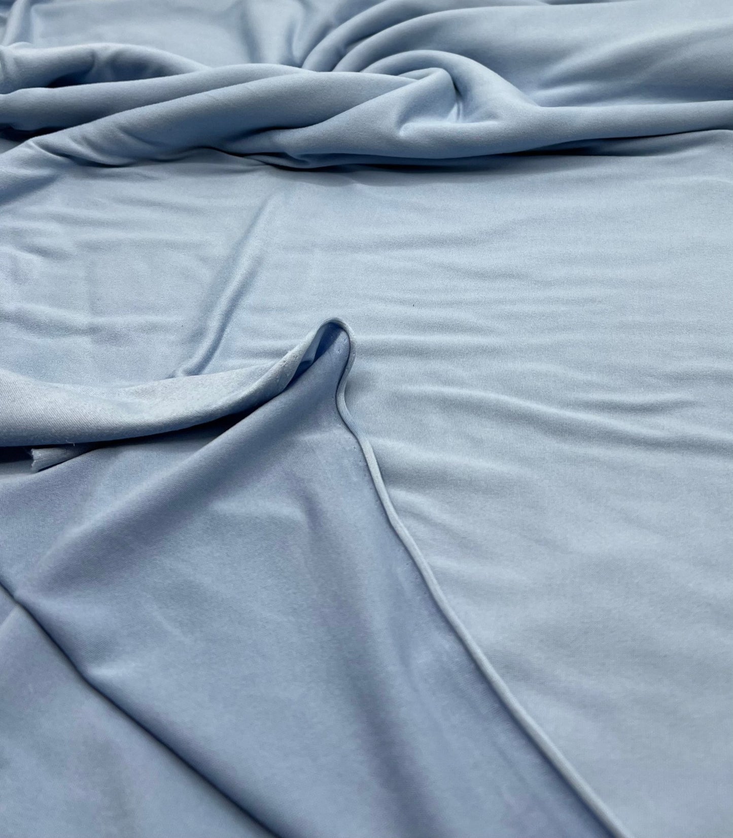 Sky Blue Plain Super Soft Bogota 4 Way Stretch Fabric - T9 Fabrics