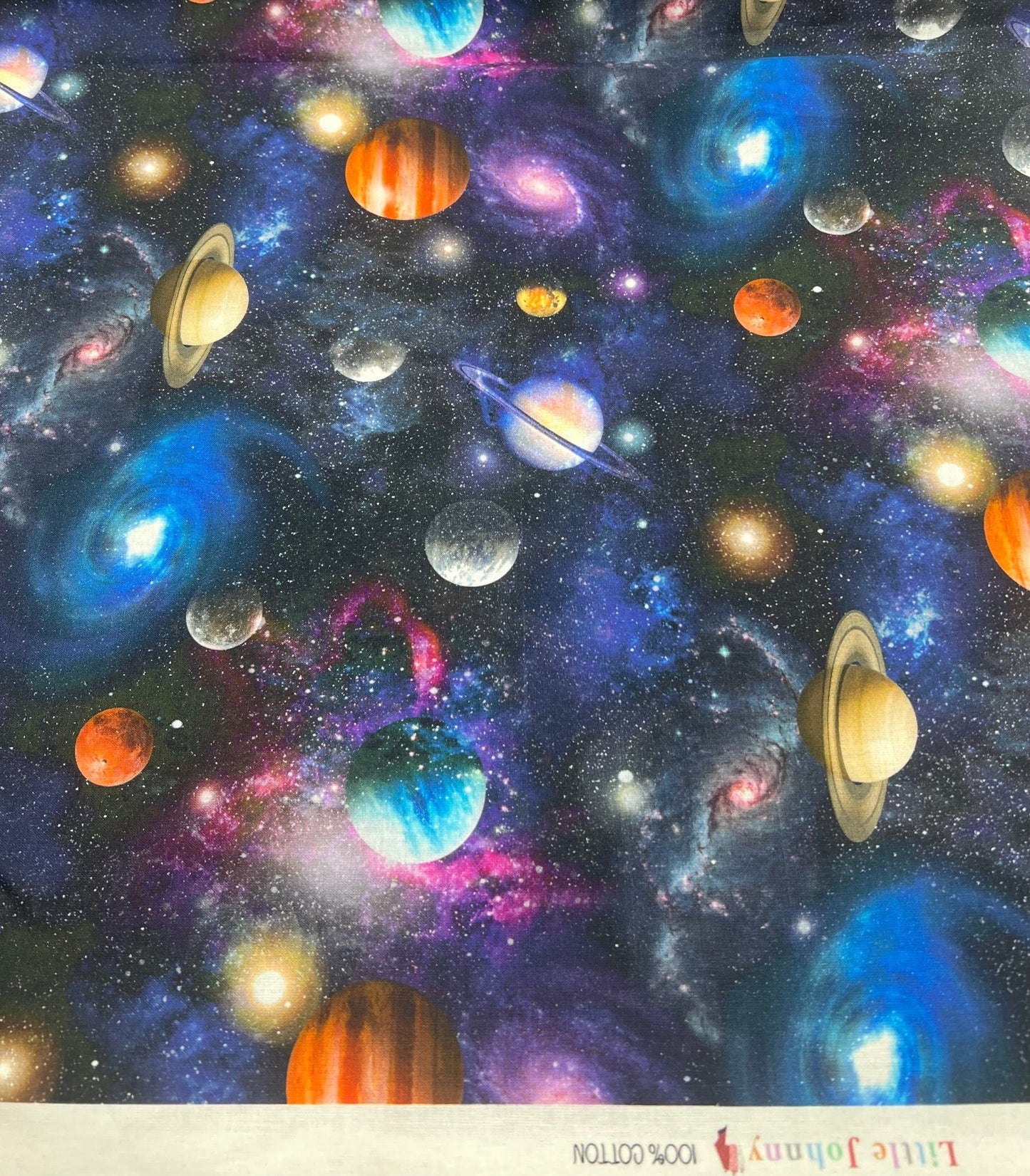 Space Universe Cotton 115 GSM 100% Cotton Fabric - T9 Fabrics