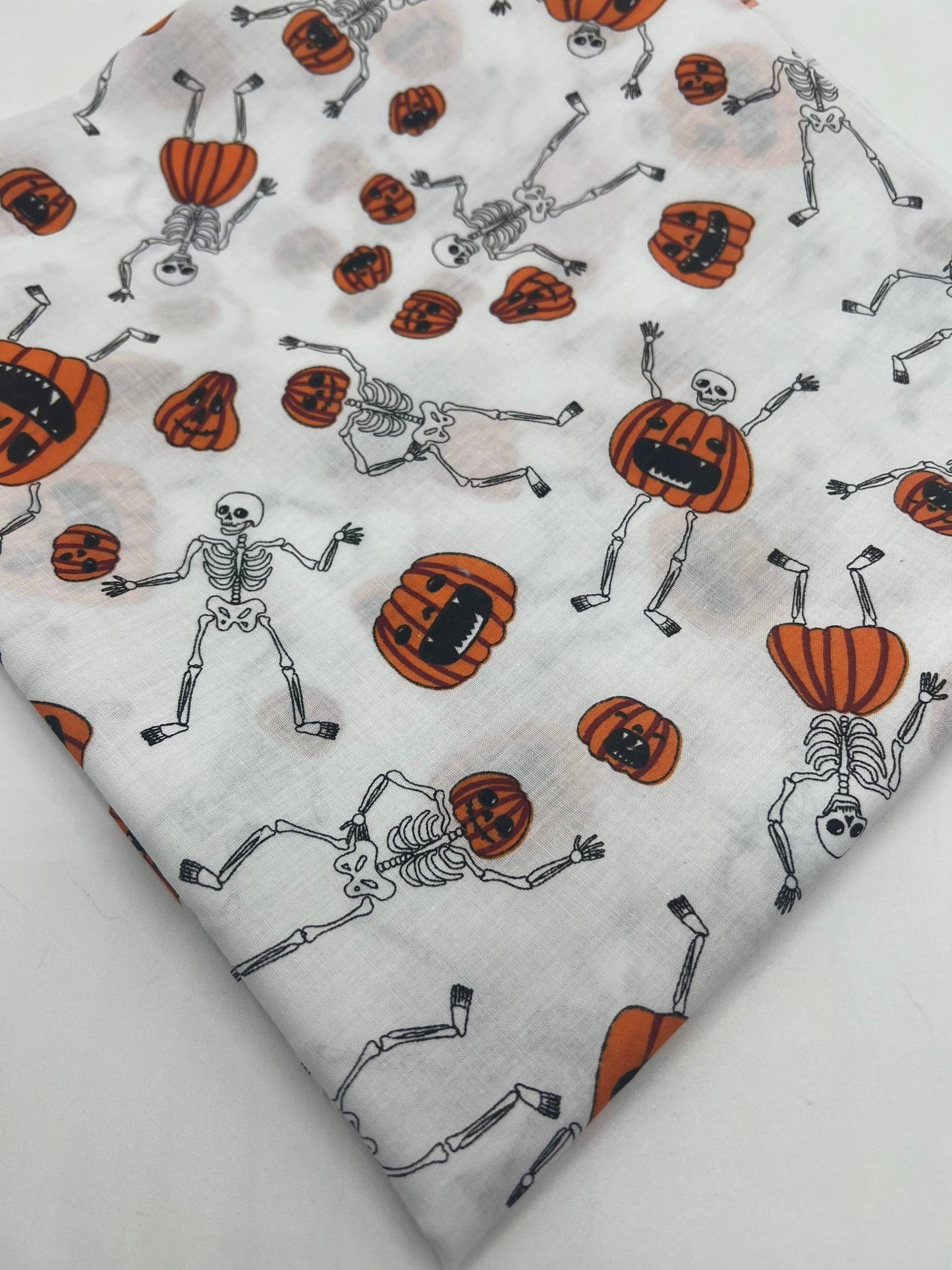 Spooky Halloween Printed Poly Cotton 90 GSM 80/20 44 Inch Non Stretch - T9 Fabrics