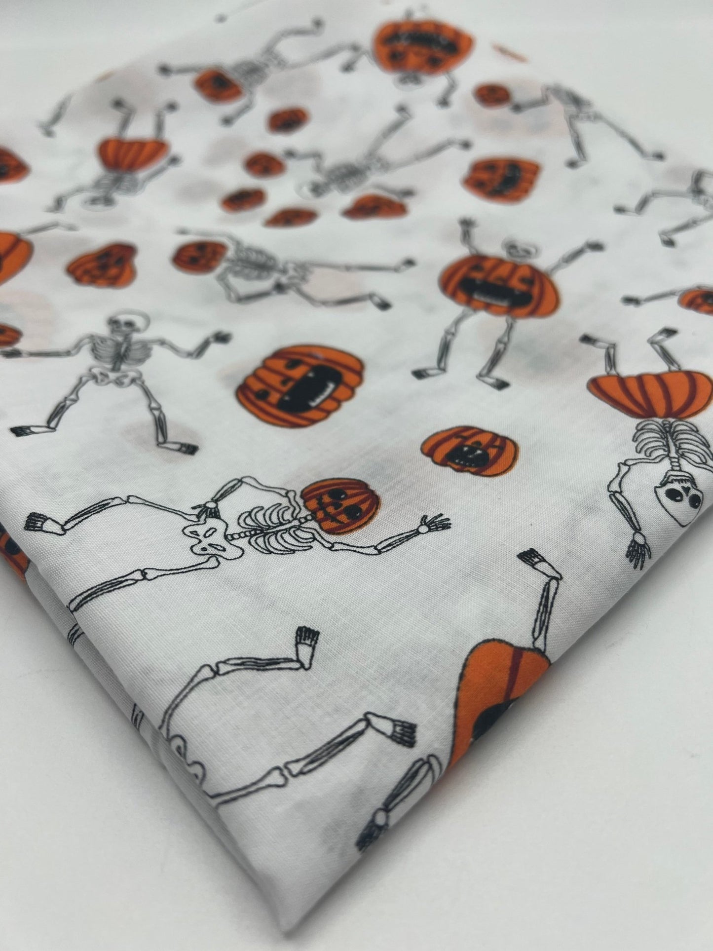 Spooky Halloween Printed Poly Cotton 90 GSM 80/20 44 Inch Non Stretch - T9 Fabrics