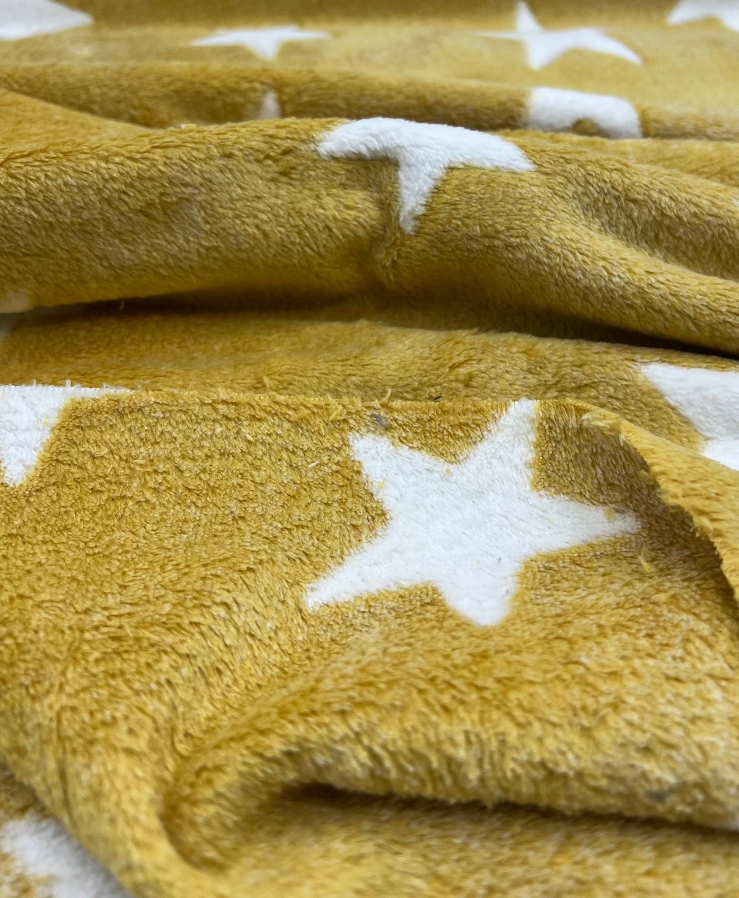 Stars Cuddle Fleece Fabric Blanket Loungewear - T9 Fabrics