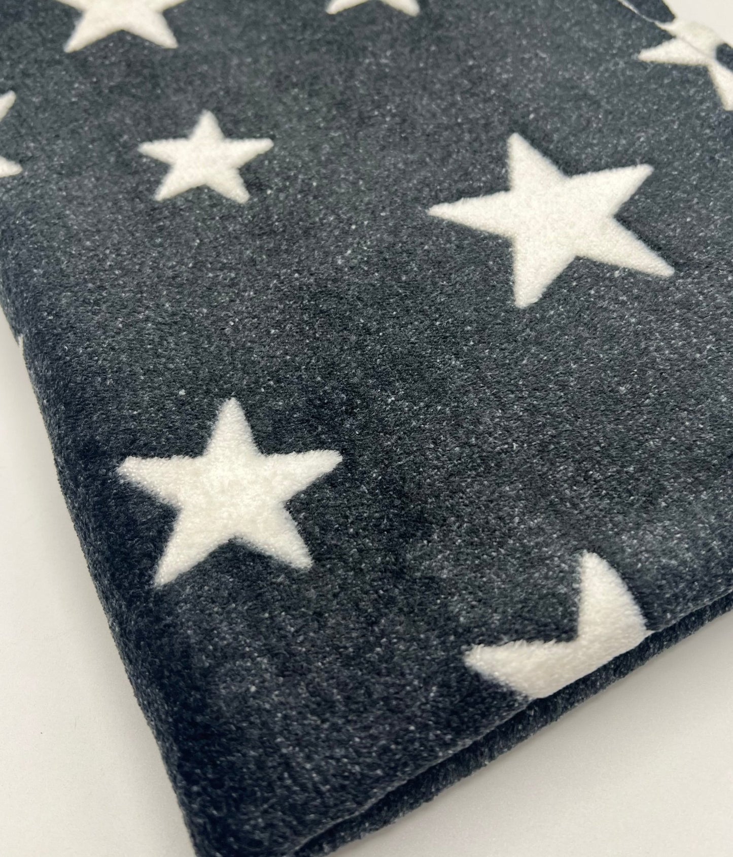 Stars Cuddle Fleece Fabric Blanket Loungewear - T9 Fabrics