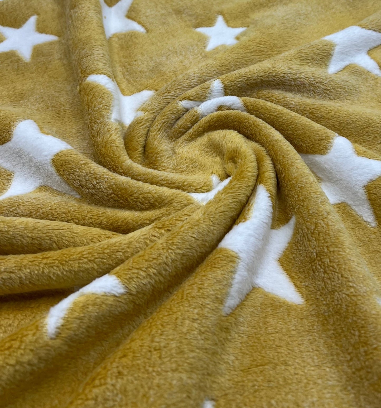 Stars Cuddle Fleece Fabric Blanket Loungewear - T9 Fabrics