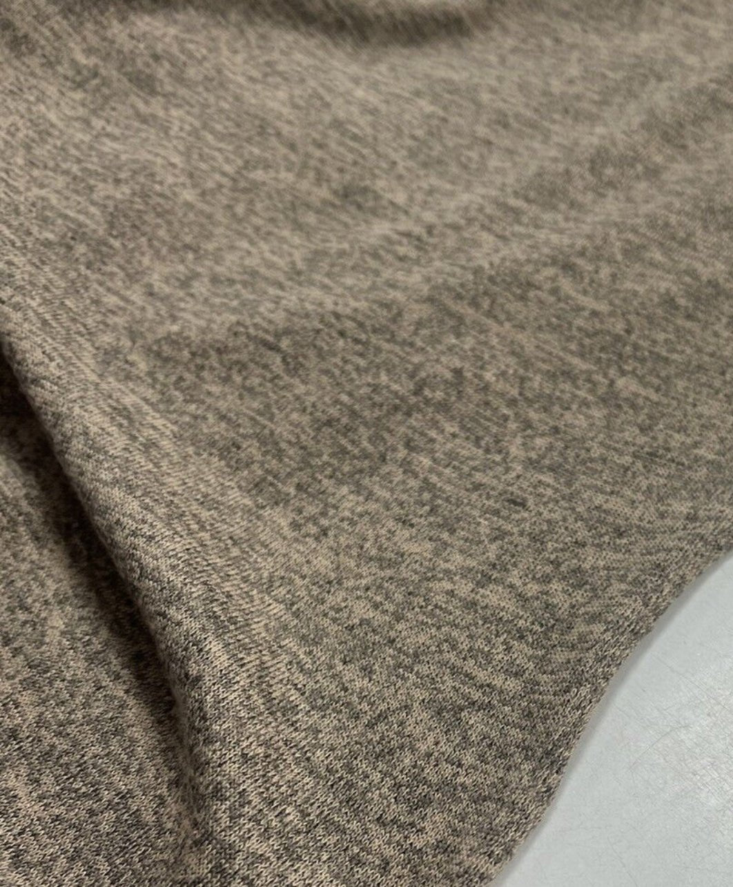 Stone Melange Knit Stretch Fabric - T9 Fabrics