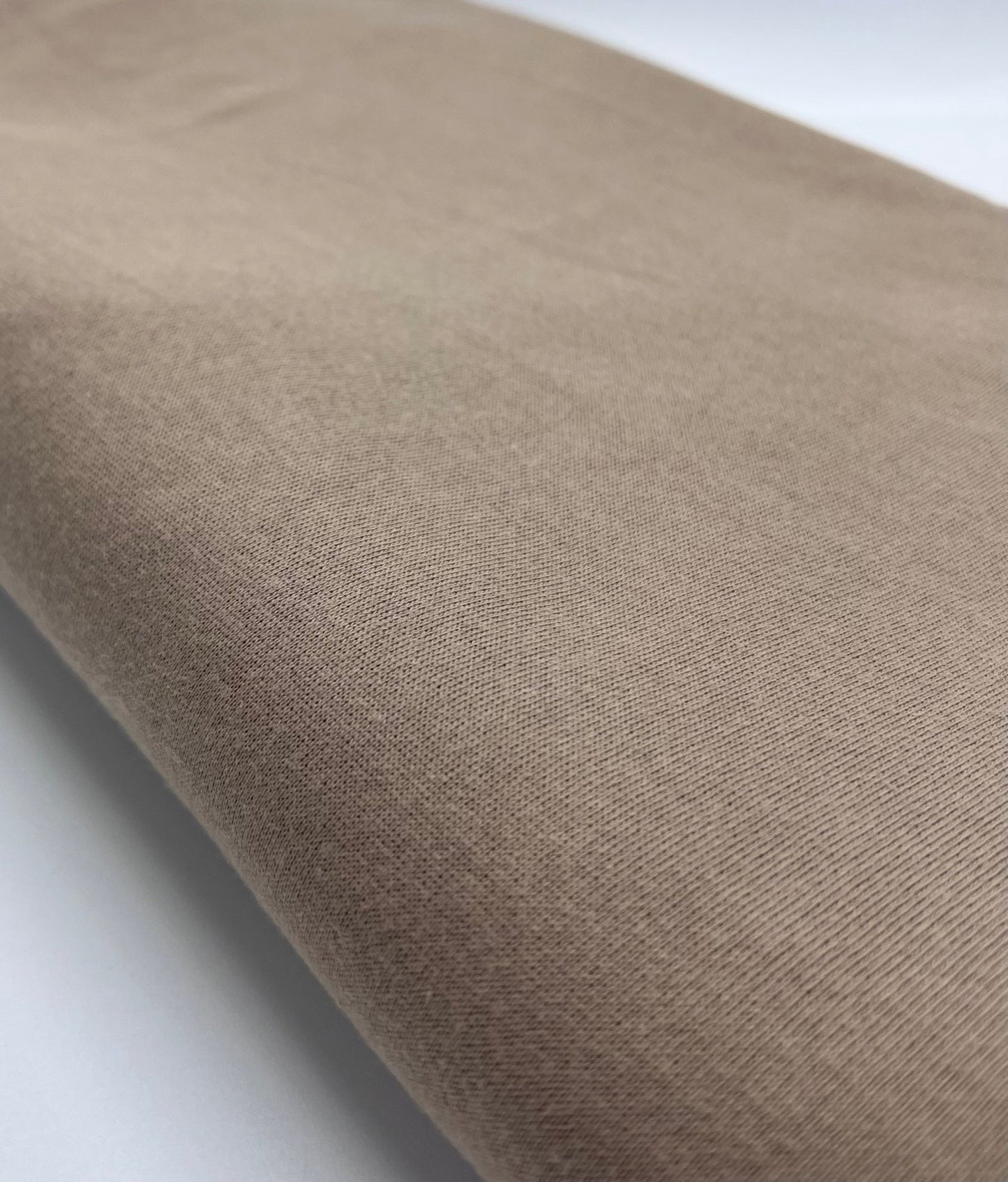 Stone Thick French Terry Loopback Cotton Jersey 290 GSM 95/5 Lycra 2 Way Stretch - T9 Fabrics