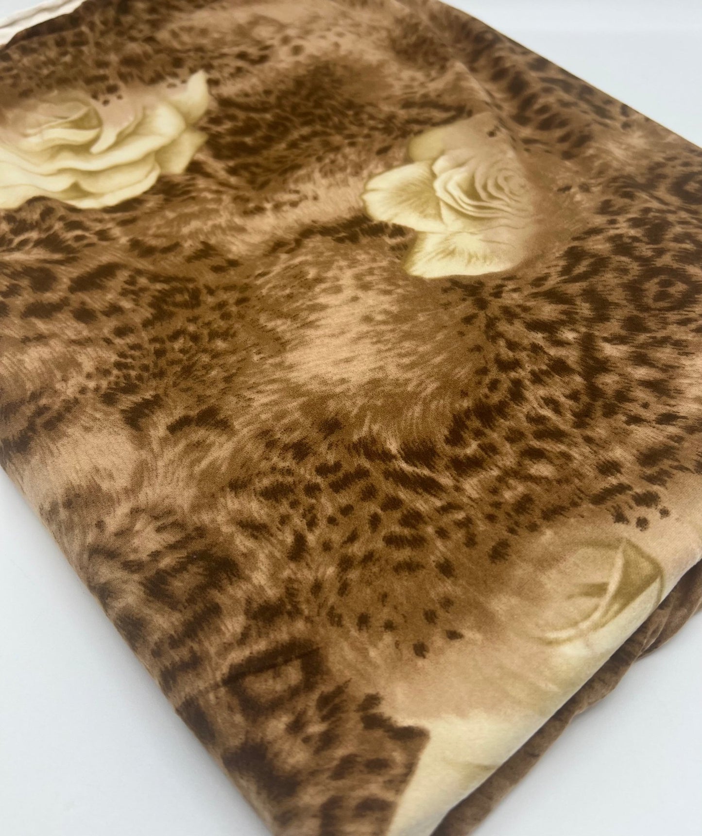 Tan Rose Super Soft Soft Touch 4 Way Stretch Fabric - T9 Fabrics
