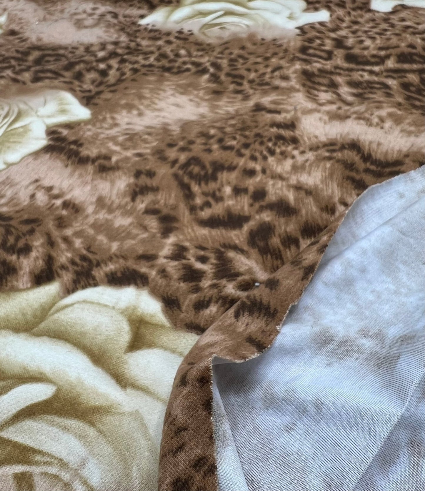 Tan Rose Super Soft Soft Touch 4 Way Stretch Fabric - T9 Fabrics