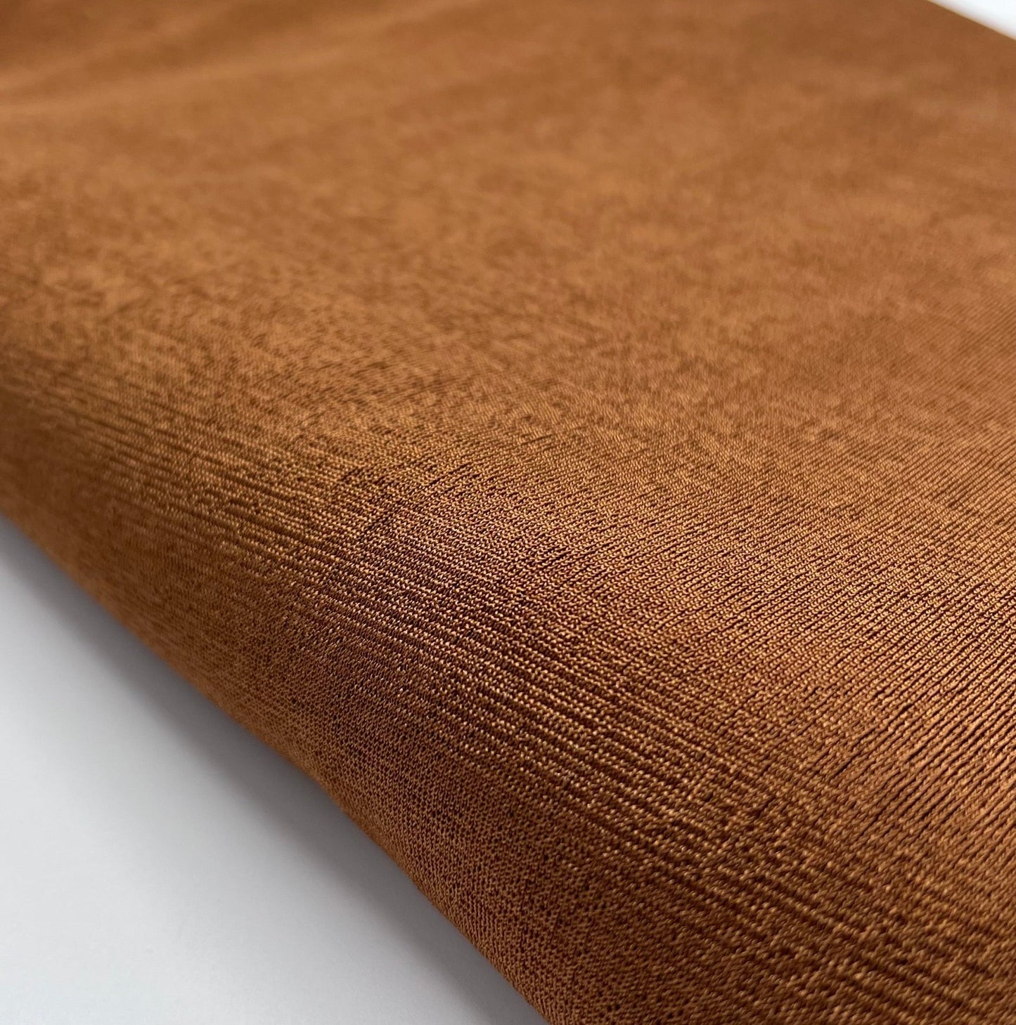 Toffee Brown Acetate Slinky 4 Way Stretch Fabric - T9 Fabrics