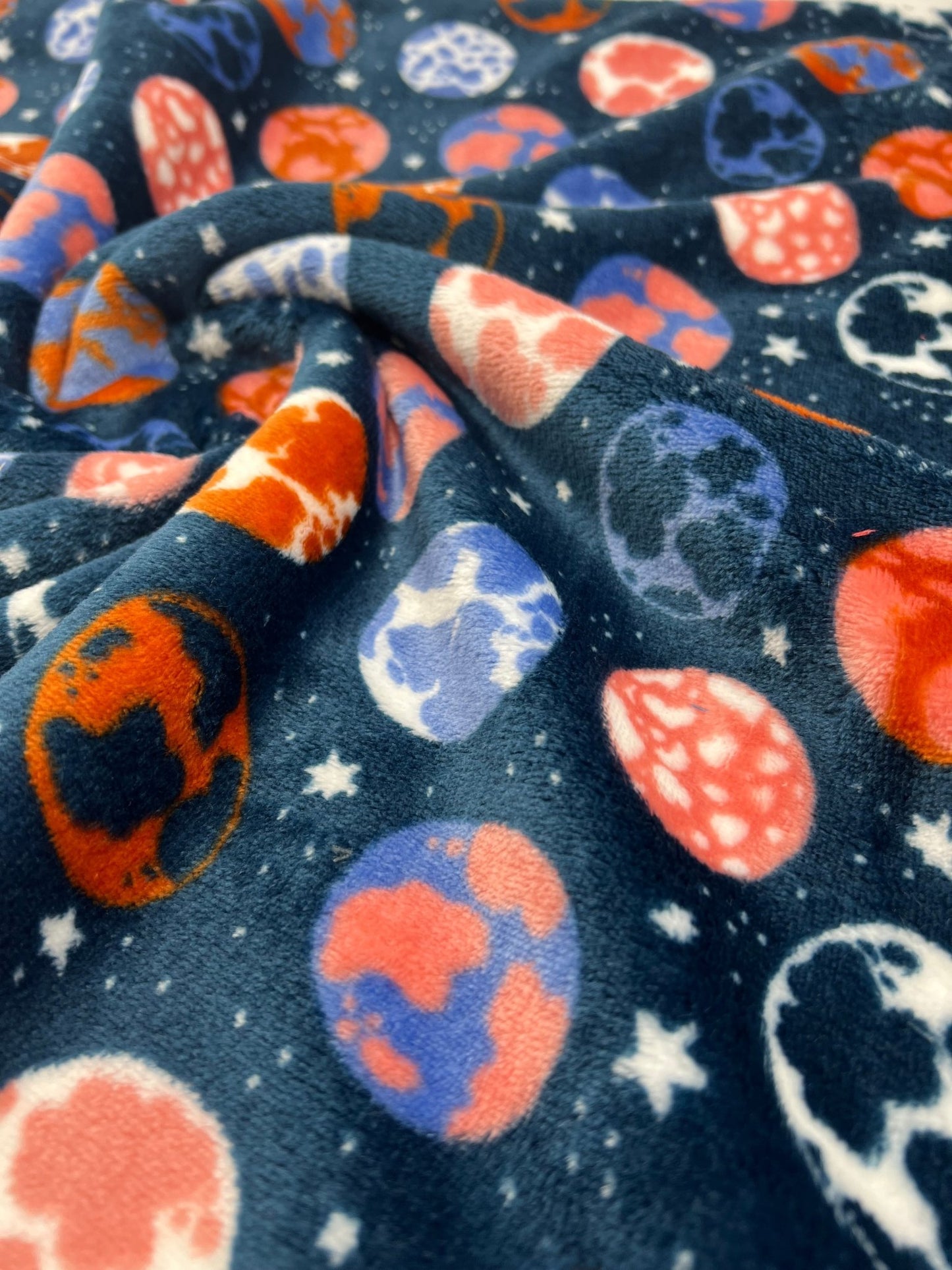 What An Earth Cuddle Fleece Fabric Blanket Loungewear - T9 Fabrics