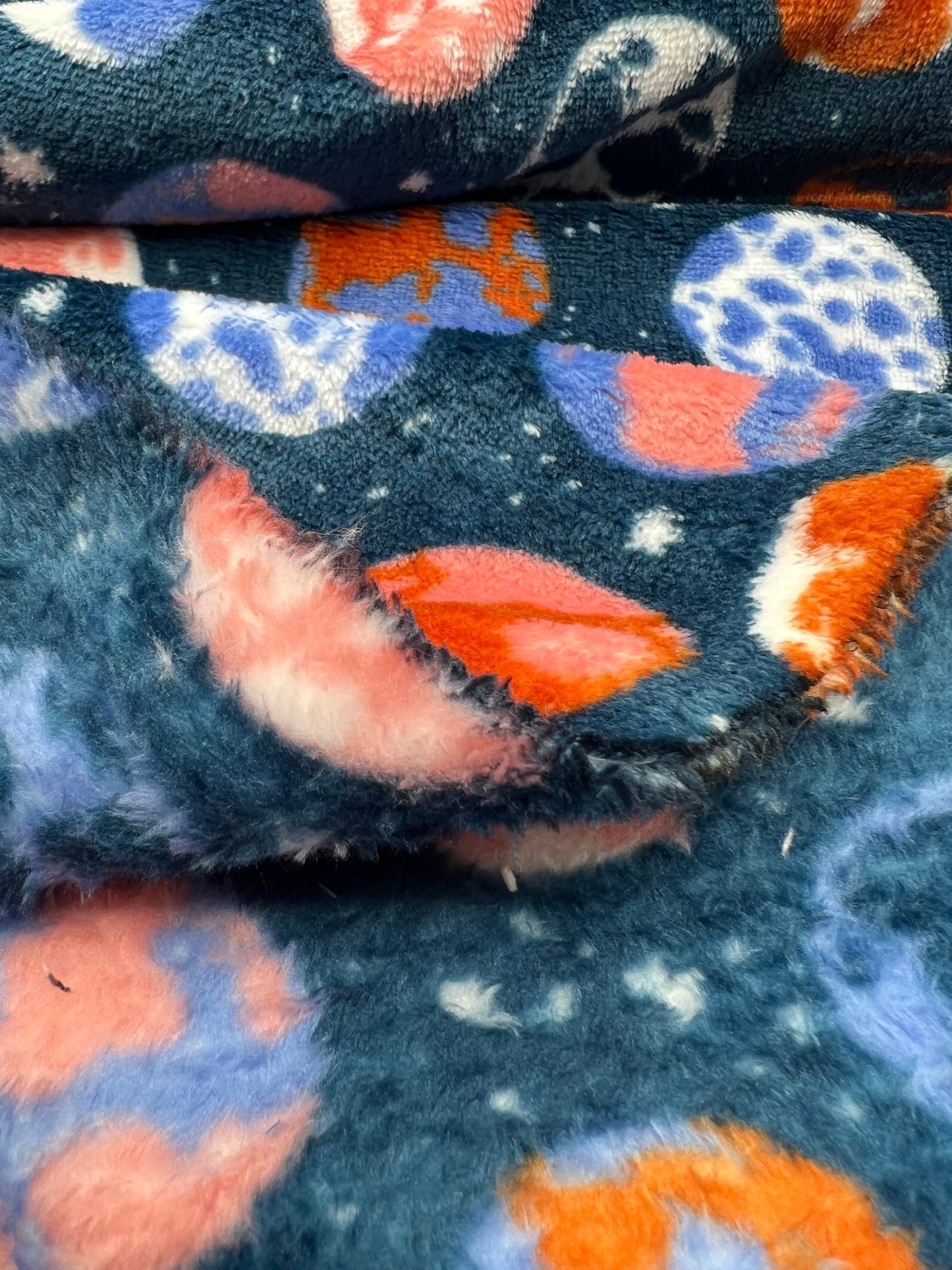 What An Earth Cuddle Fleece Fabric Blanket Loungewear - T9 Fabrics