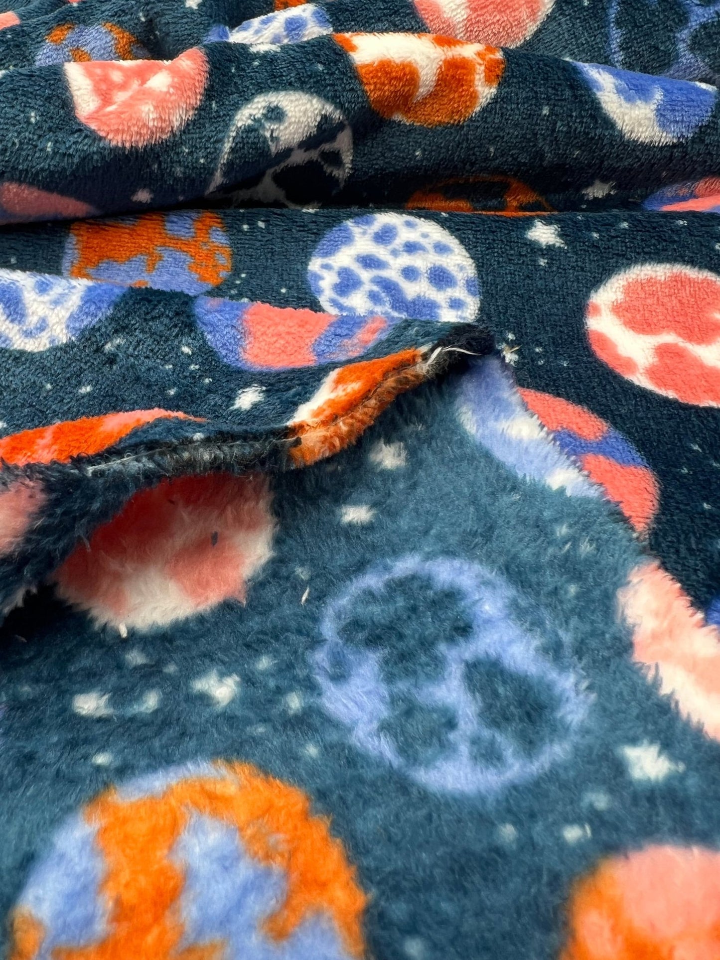 What An Earth Cuddle Fleece Fabric Blanket Loungewear - T9 Fabrics