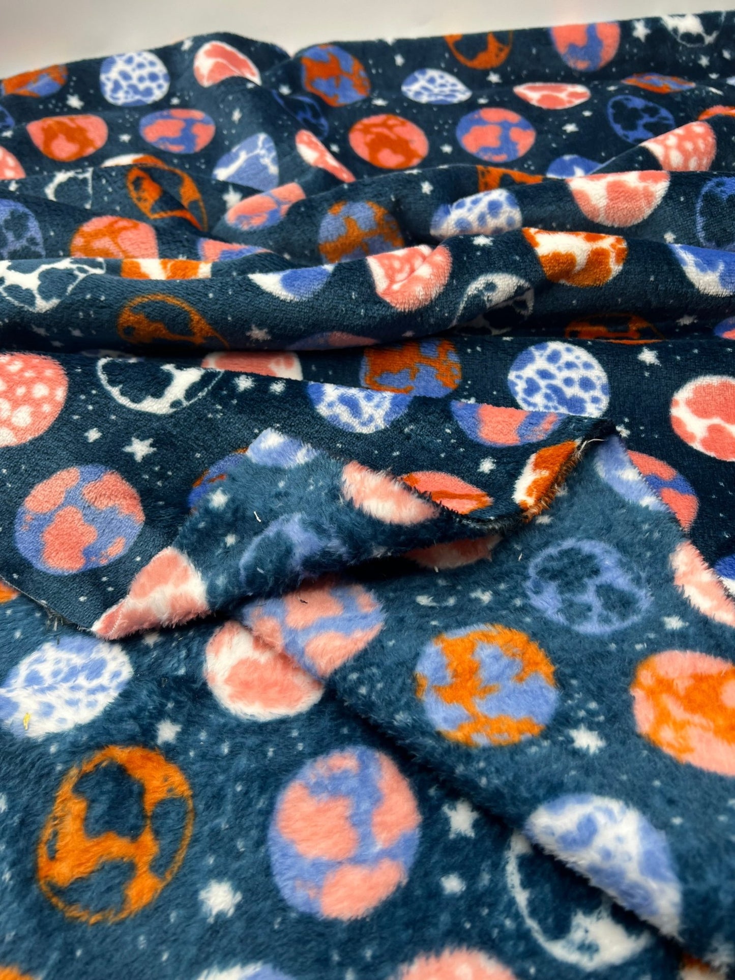 What An Earth Cuddle Fleece Fabric Blanket Loungewear - T9 Fabrics