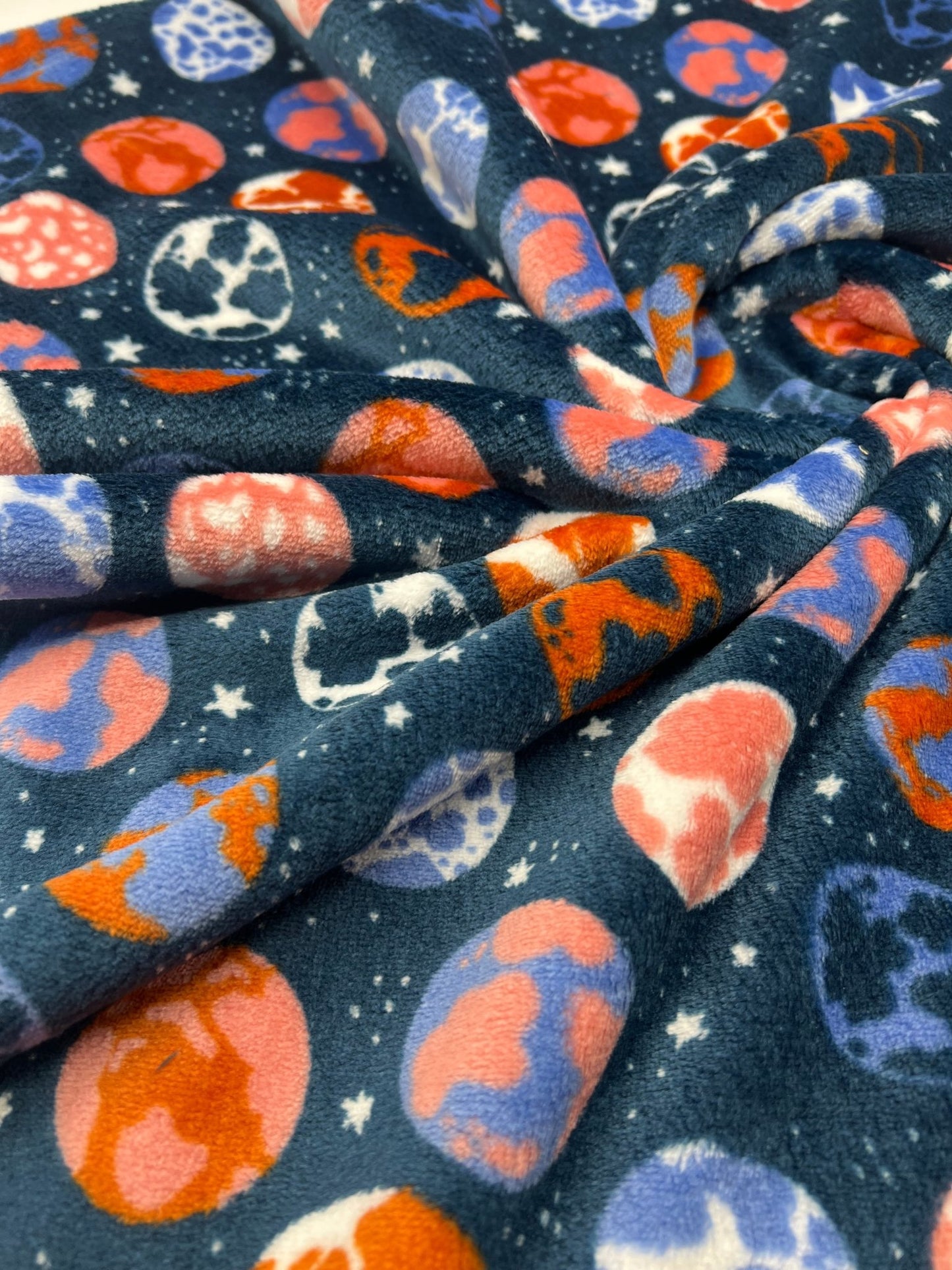 What An Earth Cuddle Fleece Fabric Blanket Loungewear - T9 Fabrics