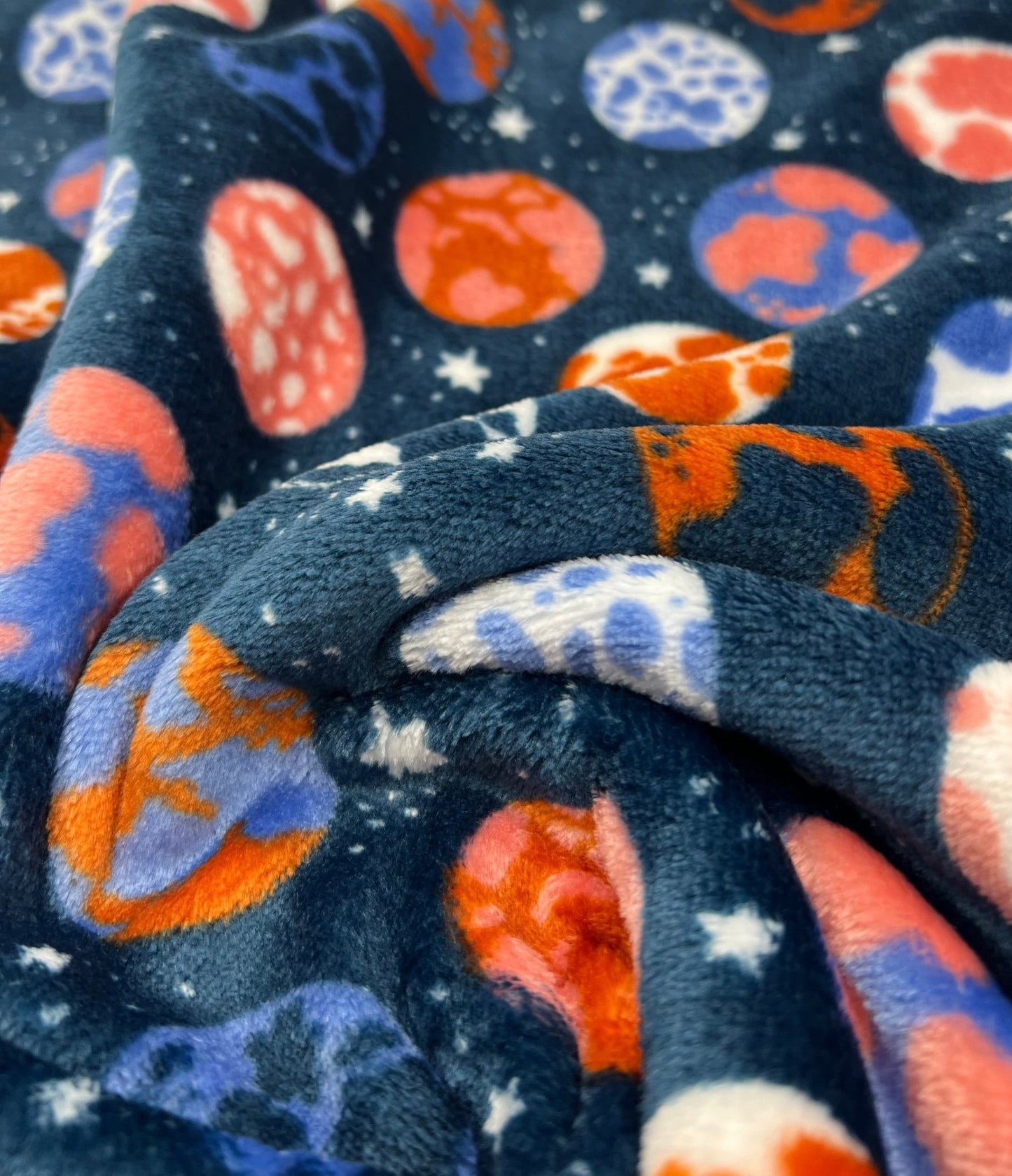 What An Earth Cuddle Fleece Fabric Blanket Loungewear - T9 Fabrics
