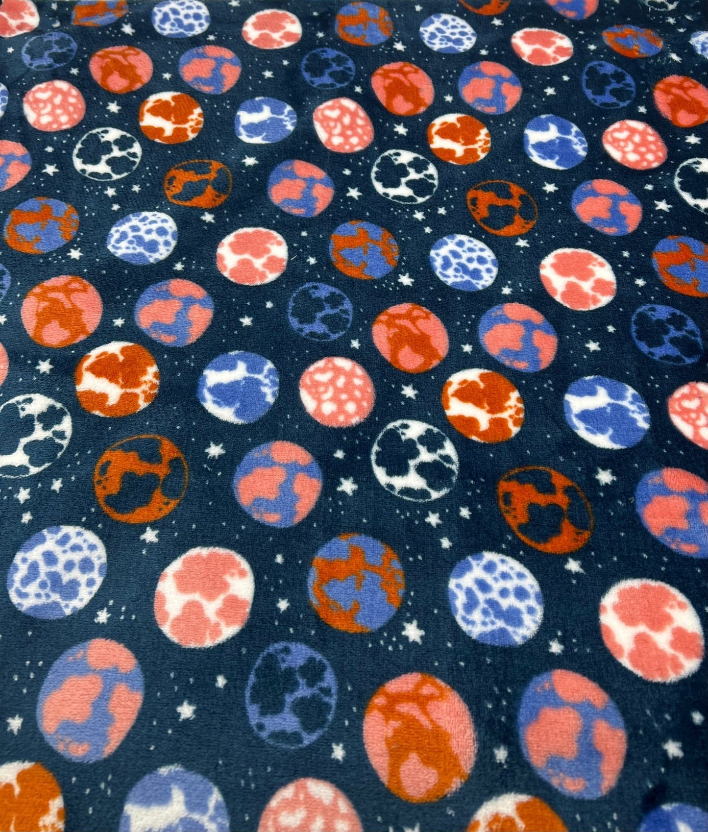 What An Earth Cuddle Fleece Fabric Blanket Loungewear - T9 Fabrics