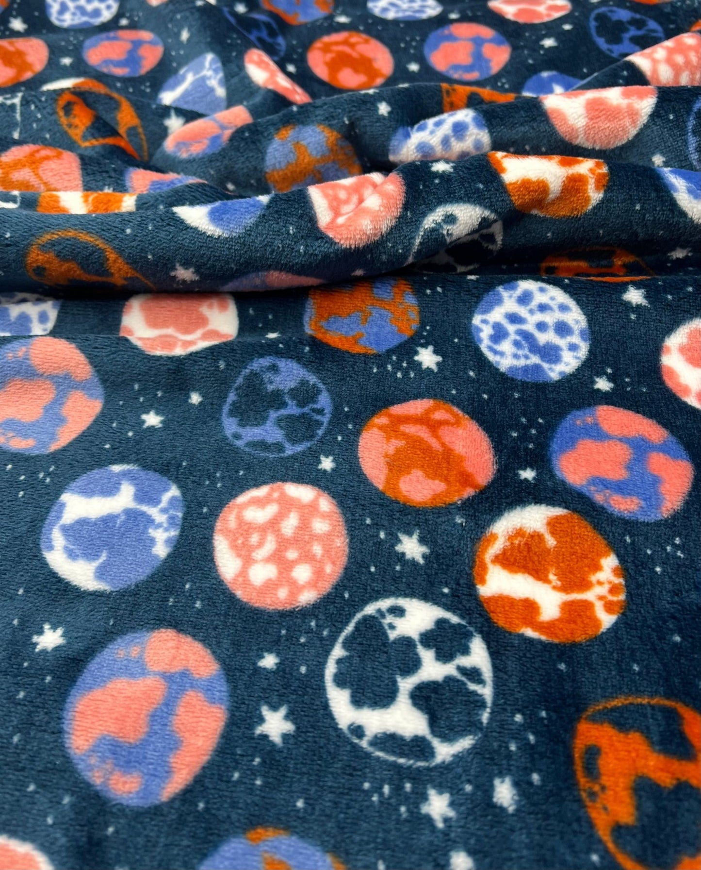 What An Earth Cuddle Fleece Fabric Blanket Loungewear - T9 Fabrics