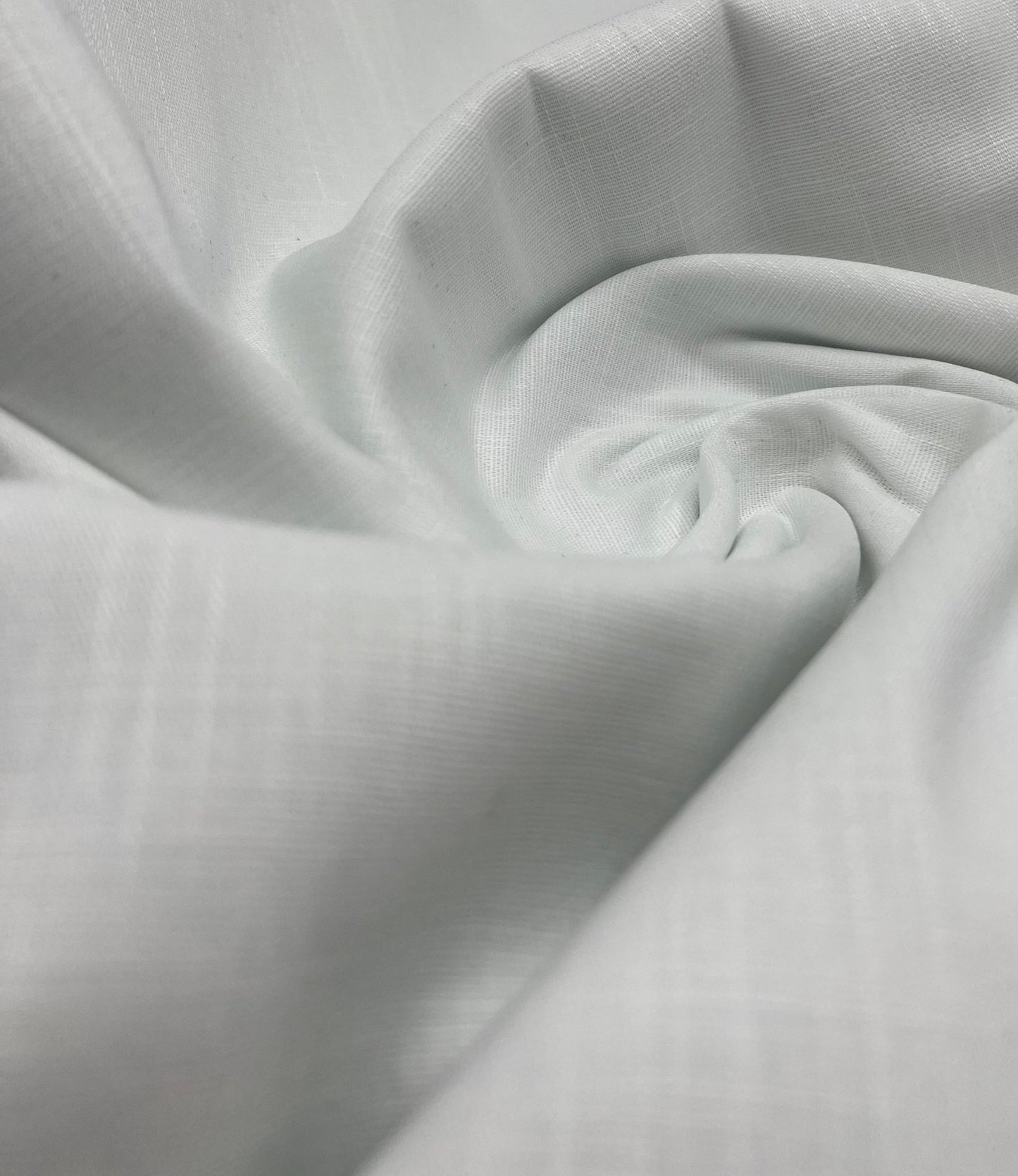 White Lightweight Cotton/Linen Linen Fabric - T9 Fabrics