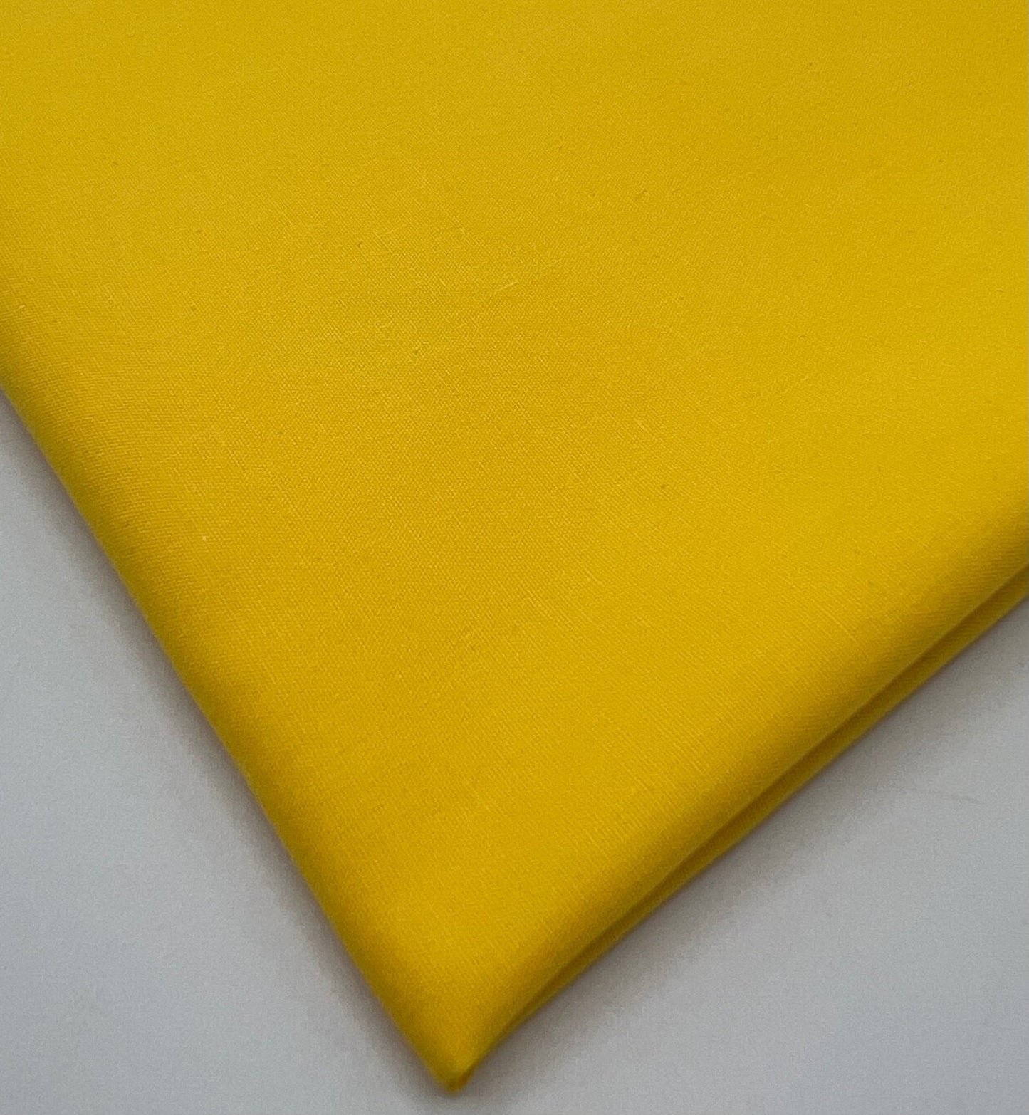 Yellow Plain Poly Cotton 105 GSM 80/20 44 Inch Non Stretch - T9 Fabrics