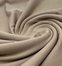 Mocha Stretch Jersey 220GSM 4 Way Stretch Fabric