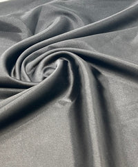 Black Mango Satin Dress Craft Non Stretch Fabric