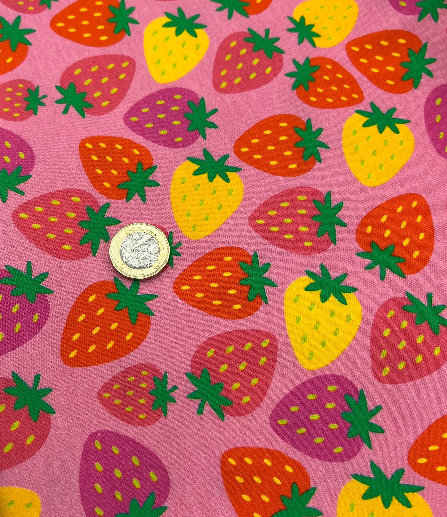 Berry Bright Print Cotton Stretch Jersey 200 GSM 95/5 Lycra 4 Way Stretch