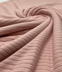 Soft Pink 8x4 Wide Rib Stretch Fabric