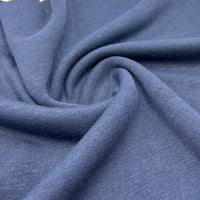 Navy Viscose Knitted Jersey Fabric 260GSM 2 Way Stretch