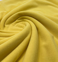 Lemon Yellow Lightweight Melange Knit Stretch Fabric