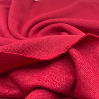 Red Viscose Knitted Jersey Fabric 260GSM 2 Way Stretch