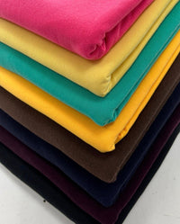 Yellow Lightweight Melange Knit Stretch Fabric