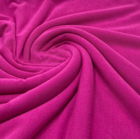 Magenta Lightweight Melange Knit Stretch Fabric