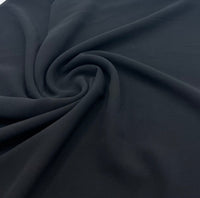 15 COLOURS - Premium Plain Dyed Chiffon Fine Soft Sheer Dress Fabric - T9 Fabrics
