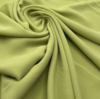 15 COLOURS - Premium Plain Dyed Chiffon Fine Soft Sheer Dress Fabric - T9 Fabrics