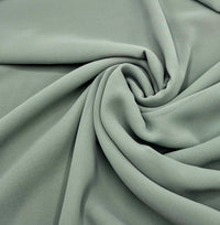 15 COLOURS - Premium Plain Dyed Chiffon Fine Soft Sheer Dress Fabric - T9 Fabrics