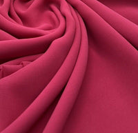 15 COLOURS - Premium Plain Dyed Chiffon Fine Soft Sheer Dress Fabric - T9 Fabrics