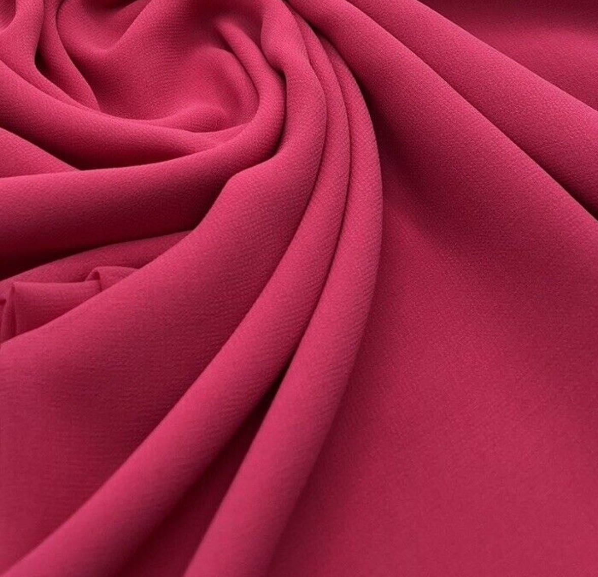 15 COLOURS - Premium Plain Dyed Chiffon Fine Soft Sheer Dress Fabric - T9 Fabrics