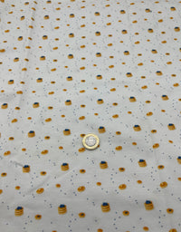 Blueberry Brunch Print Cotton Stretch Jersey 200 GSM 95/5 Lycra 4 Way Stretch