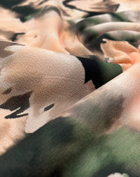 Multi Colour Floral Liverpool bullet Stretch Fabric
