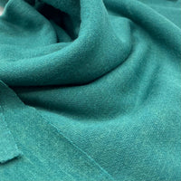 Petrol Green Viscose Knitted Jersey Fabric 260GSM 2 Way Stretch