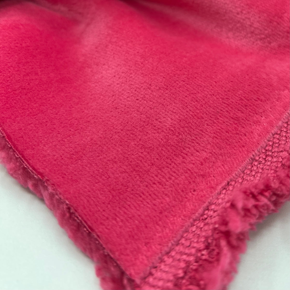 Hot Pink Cerise Luxury Sherpa Backed Fleece Fluffy Faux Fur Fabric
