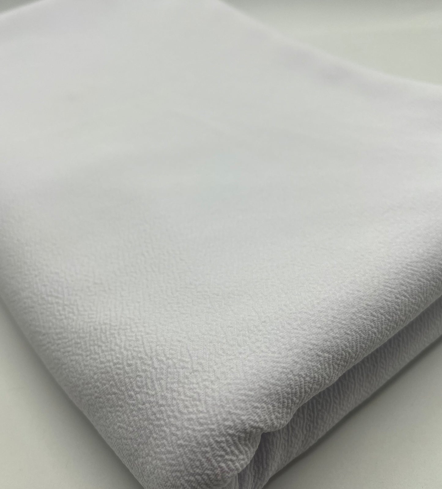 Plain White Liverpool Bullet Stretch Fabric