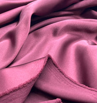 Burgundy Satin Dress Craft Non Stretch Fabric