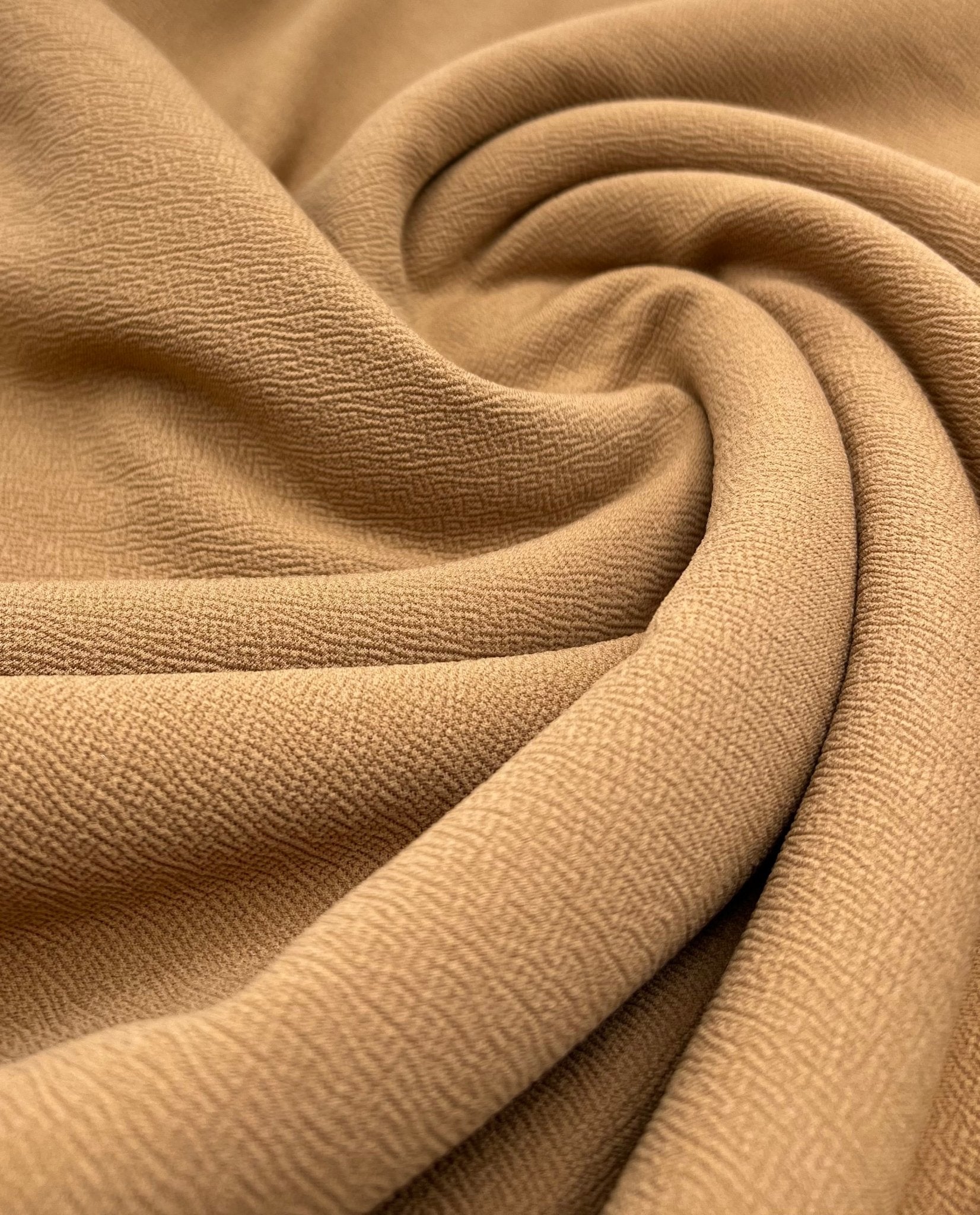 2 Metres Camel Liverpool Stretch Fabric - T9 Fabrics