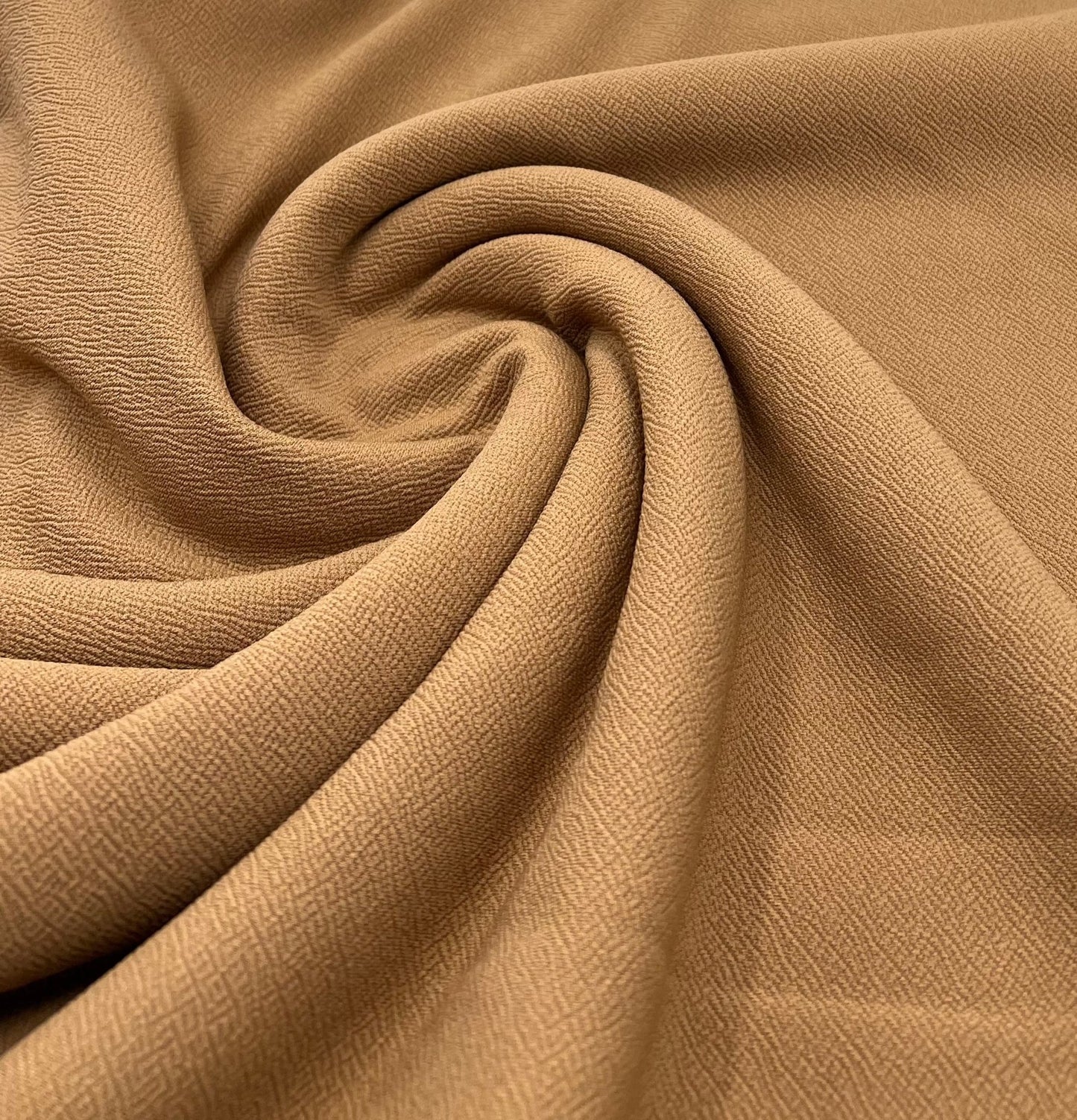 2 Metres Camel Liverpool Stretch Fabric - T9 Fabrics