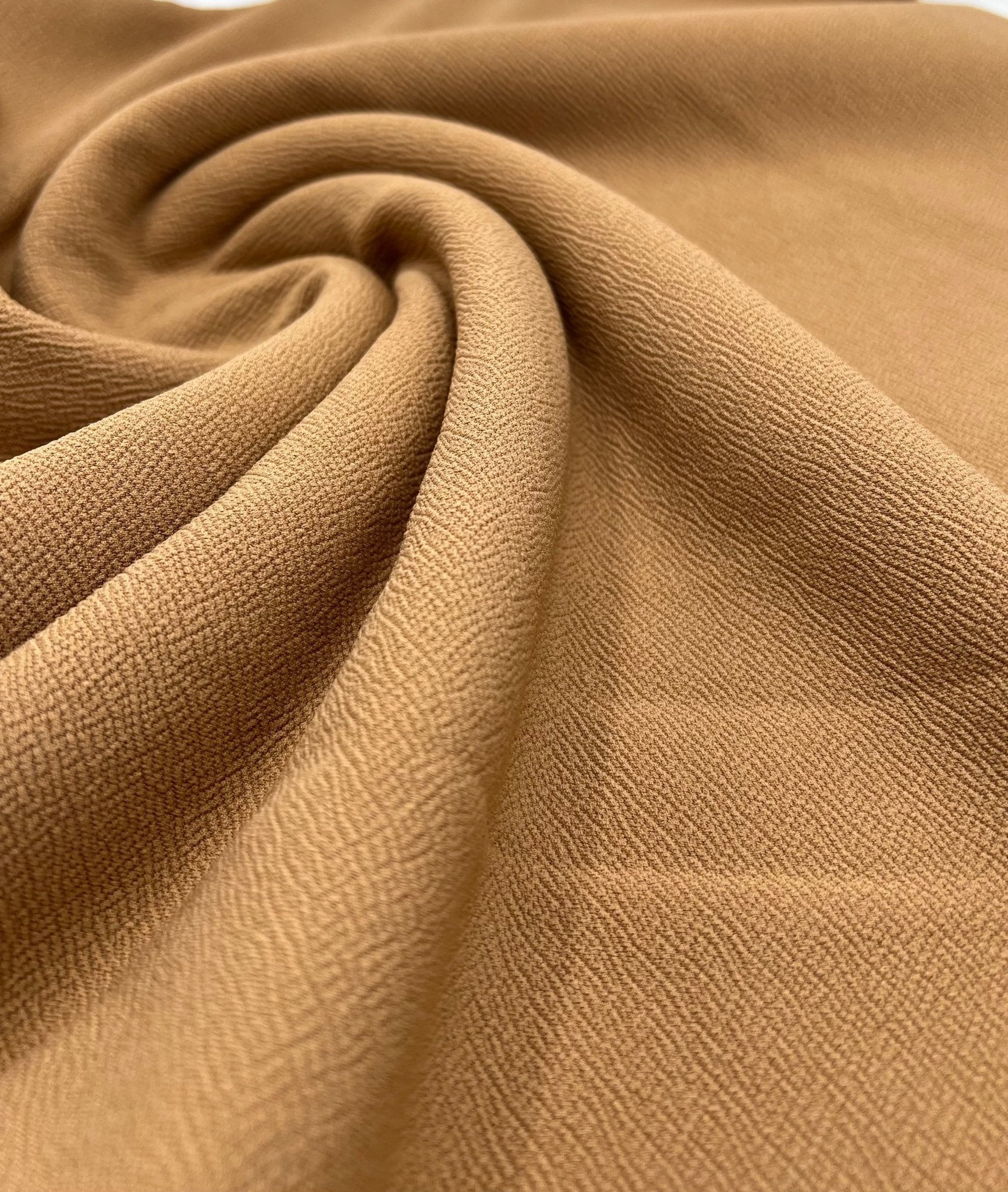 2 Metres Camel Liverpool Stretch Fabric - T9 Fabrics