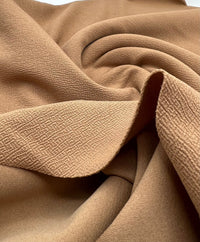 2 Metres Camel Liverpool Stretch Fabric - T9 Fabrics